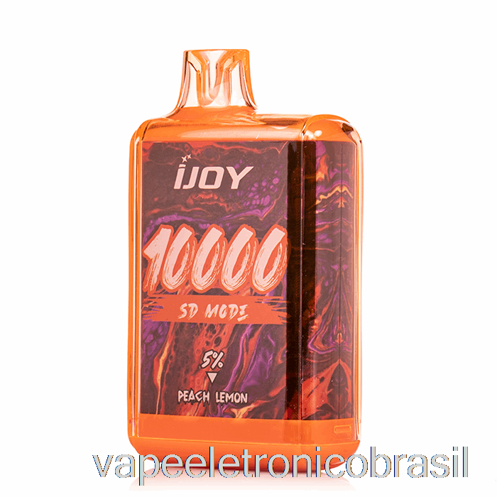 Vape Recarregável Ijoy Bar Sd10000 Descartável Pêssego Limão